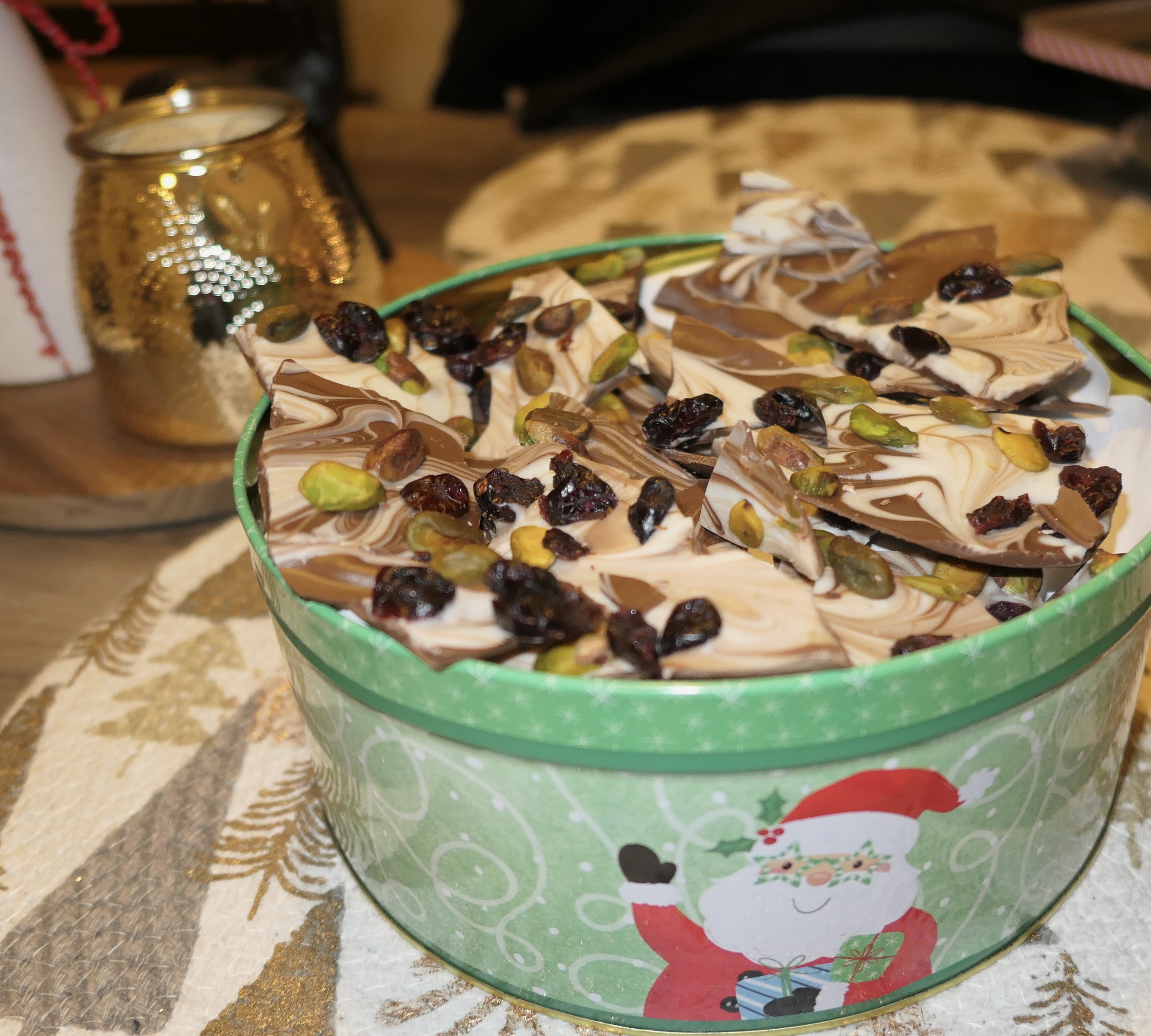 Pistachio & Cranberry Holiday Bark Recipe